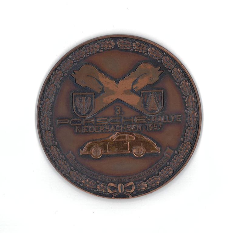 1957 Porsche Rallye Car Badge イメージ0