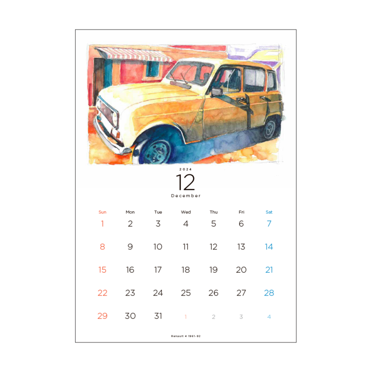 CAR GRAPHIC オリジナルカレンダー 2024イメージ6
