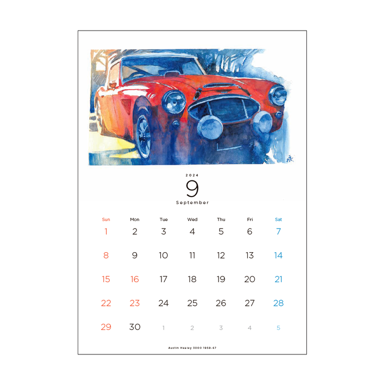 CAR GRAPHIC オリジナルカレンダー 2024イメージ4