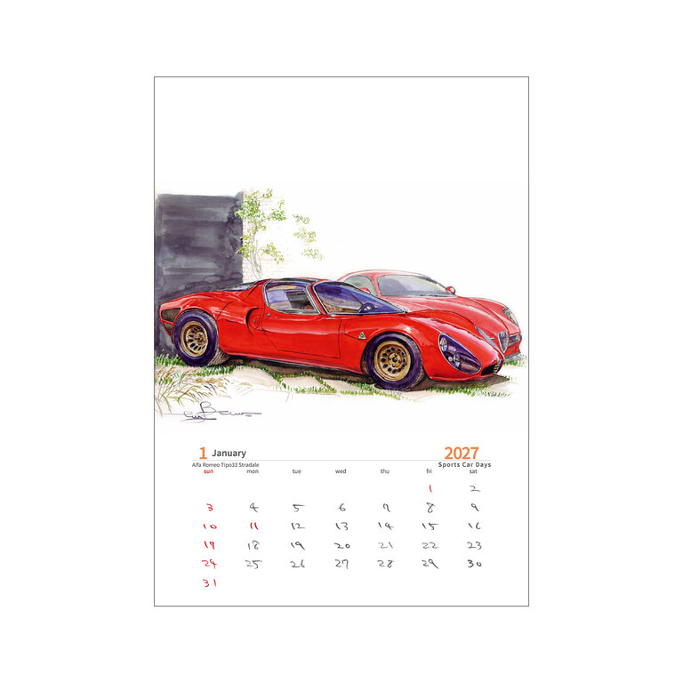 カレンダー / Sports Car Days 2027イメージ0
