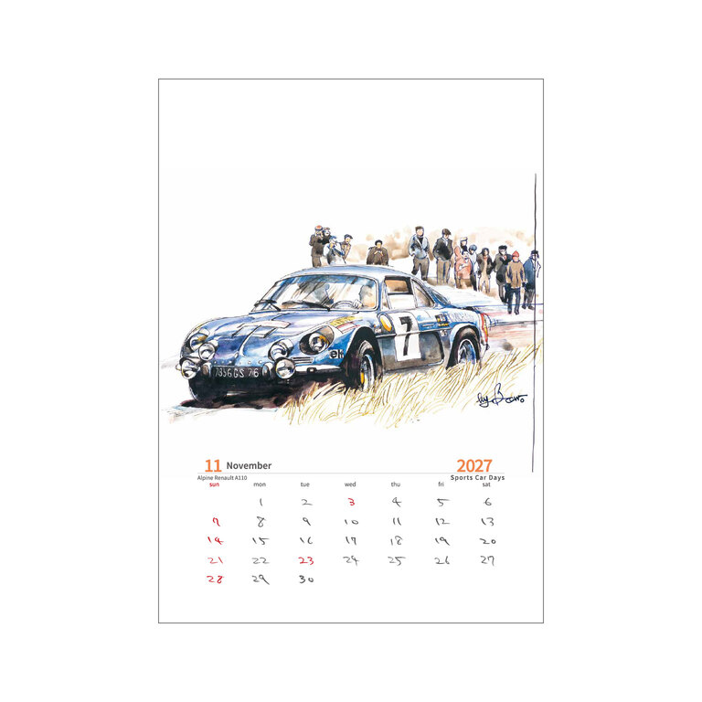 カレンダー / Sports Car Days 2027イメージ10