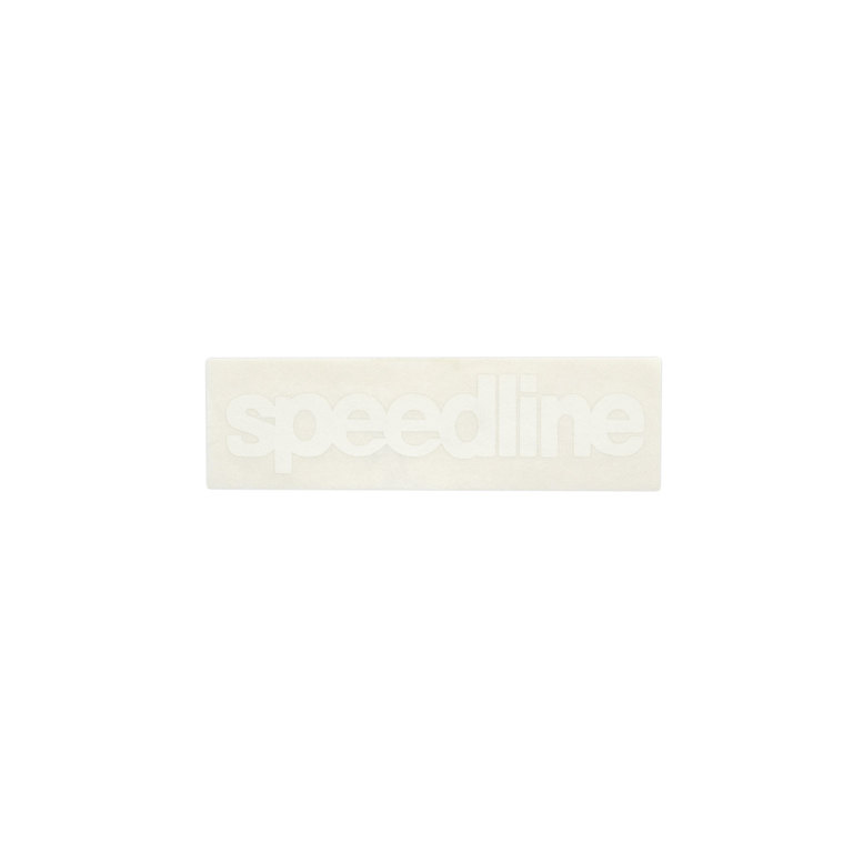 Speedline 切り文字ステッカー ホワイトイメージ0