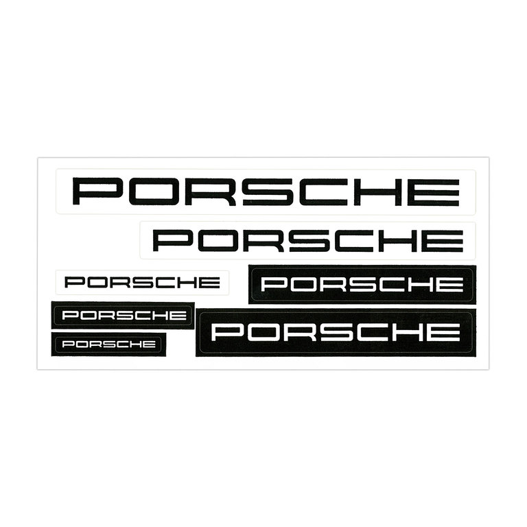 PORSCHE ロゴステッカー 7枚組みイメージ0