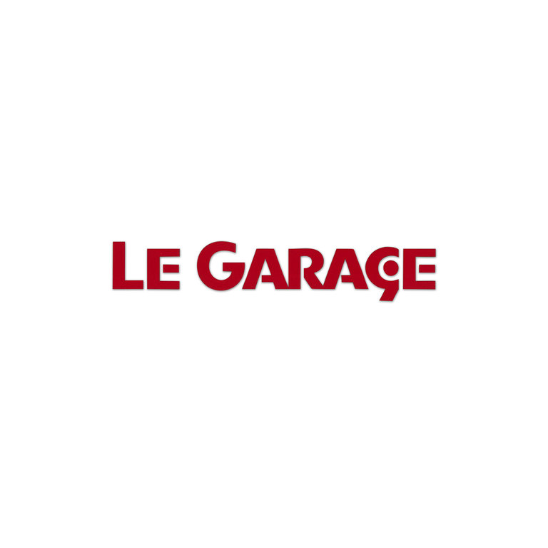 LE GARAGE ロゴステッカー 15cm レッドイメージ0