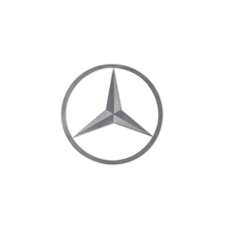 Mercedes-Benz スリーポインテッドスター アルミステッカー ｜ LE GARAGE