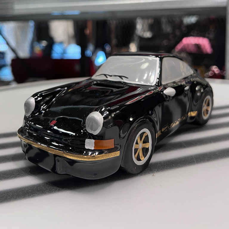 Porsche 911 貯金箱 / Black - Goldイメージ0