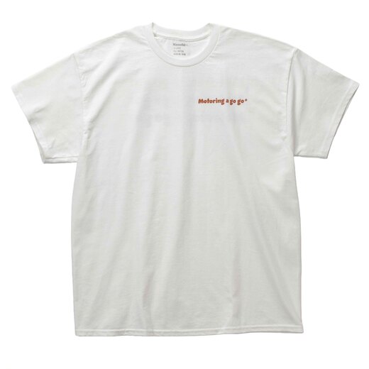 Motoring a go go Tシャツ / WHITE