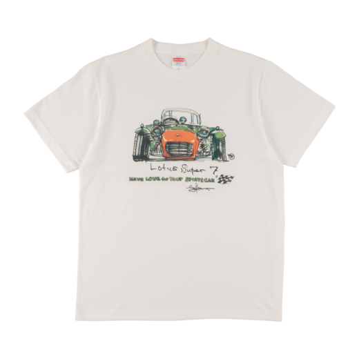 Sportscars by Bow。Tシャツ / ロータス スーパーセブン