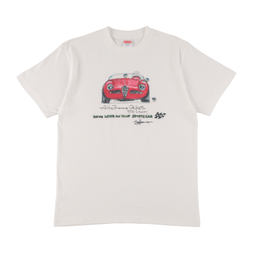 Sportscars by Bow。Tシャツ / アルファロメオ ジュリエッタ スパイダー