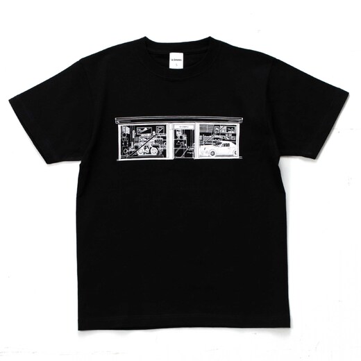 LE GARAGE イラストTシャツ / BLACK