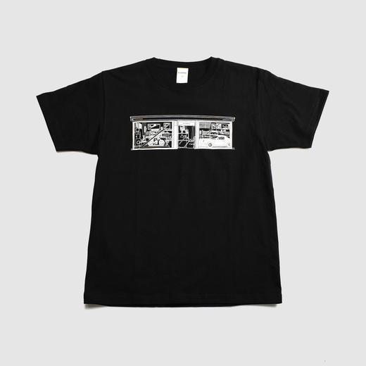 LE GARAGE イラストTシャツ / BLACK