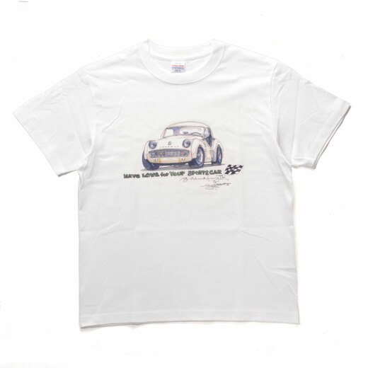 Tシャツ by Bow。/ Triumph TR-3