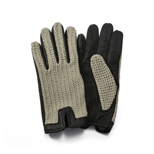 Driving Glove ペッカリークロシェット - Black