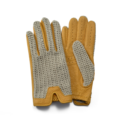 Driving Glove ペッカリークロシェット - Cork