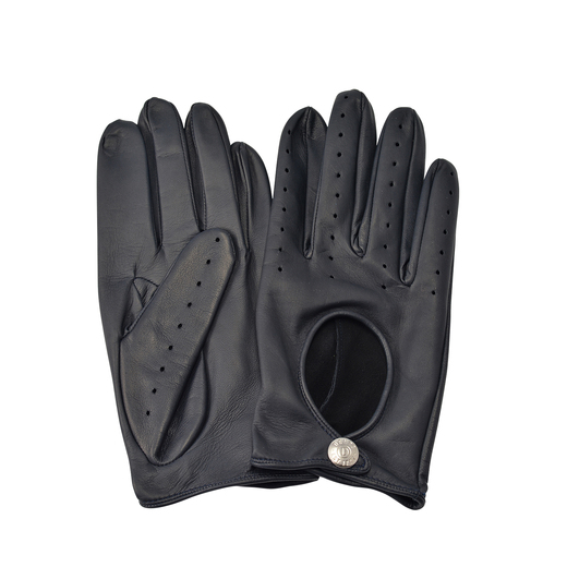 Heritage Leather Driving Gloves - Navy