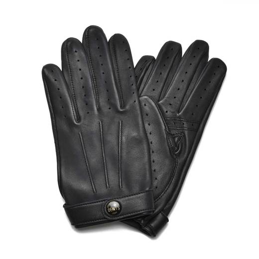 Heritage Leather Driving Gloves - Black