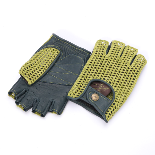 Driving Gloves / KNR-071 LightGreen/BritishGreen