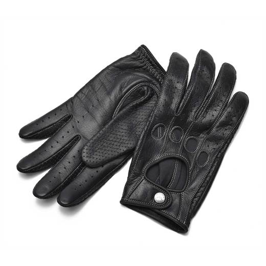 Driving Gloves / DDR-060 Black(Silverステッチ)