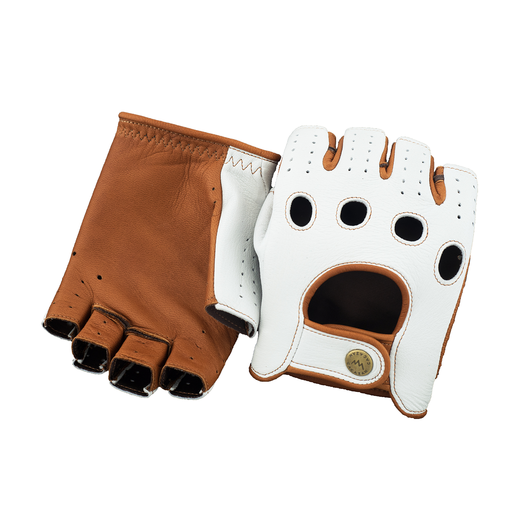 Driving Gloves / DDR-041 Ivory/Caramel