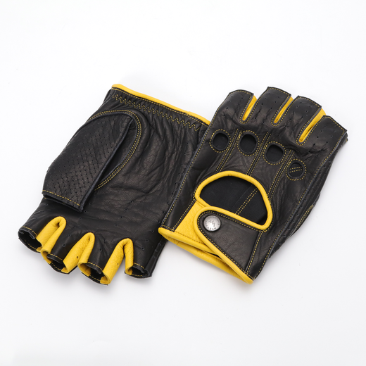 Driving Gloves / DDR-071 Black/Yellow