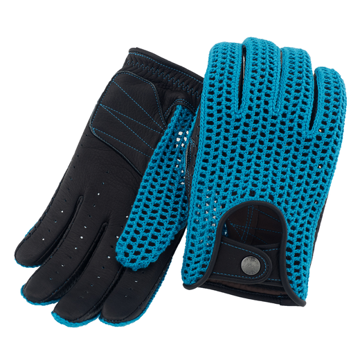 Driving Gloves / KNR-061 Turquoise/Navy