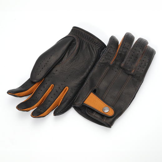 Driving Gloves / DDR-081 Black/Caramel