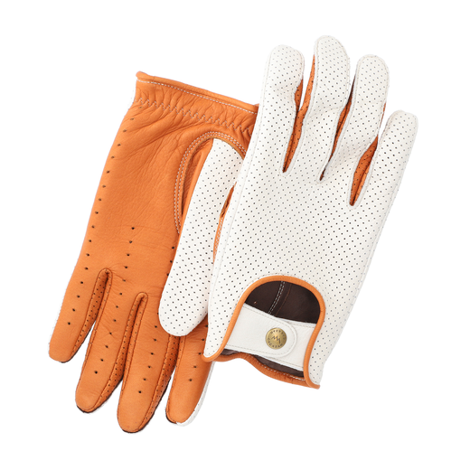 Driving Gloves / DDR-091 Ivory/Caramel