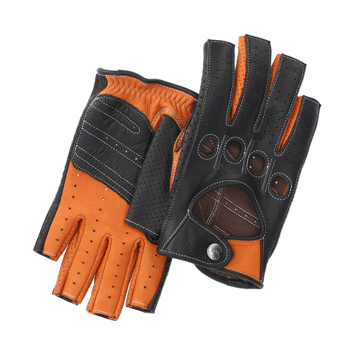 Driving Gloves / DDR-071RL Black/Caramel