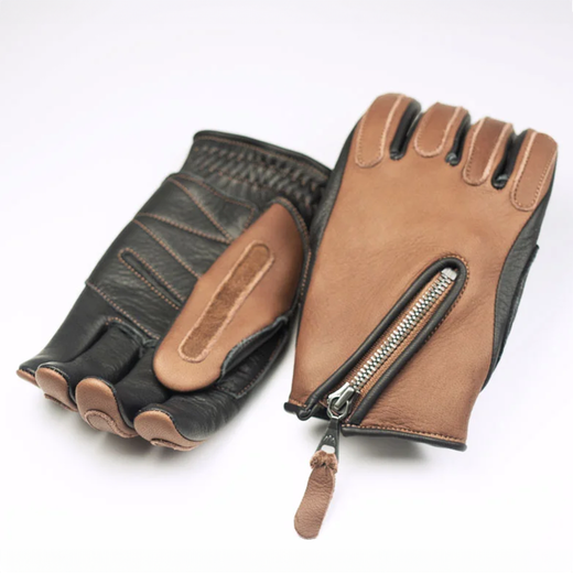 Bike Gloves / ZZR-055 Brown/Black