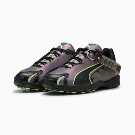 PUMA×PORSCHE Pinstripe sneakers