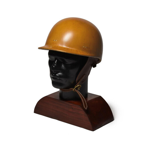 1950 Helmet - Leather covered