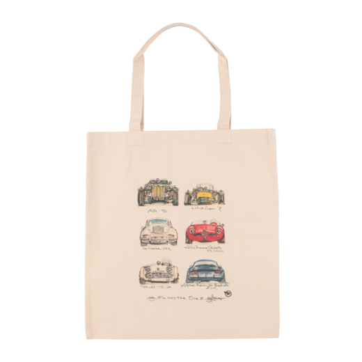 Sportscars Cotton Bag L / My Fovorite 6 Sportscars
