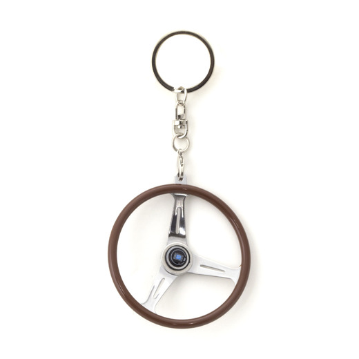 NARDI ステアリングキーホルダー シルバー