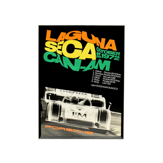 オリジナルポスター額装品 / LAGUNA SECA 1972
