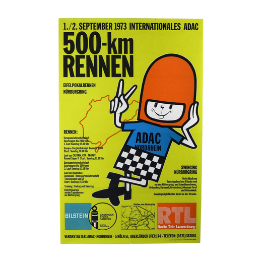 オリジナルポスター / INTERNATIONALES ADAC 500-km RENNEN