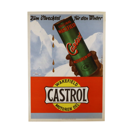 オリジナルポスター / WAKEFIELD MOTOREL OEL CASTROL