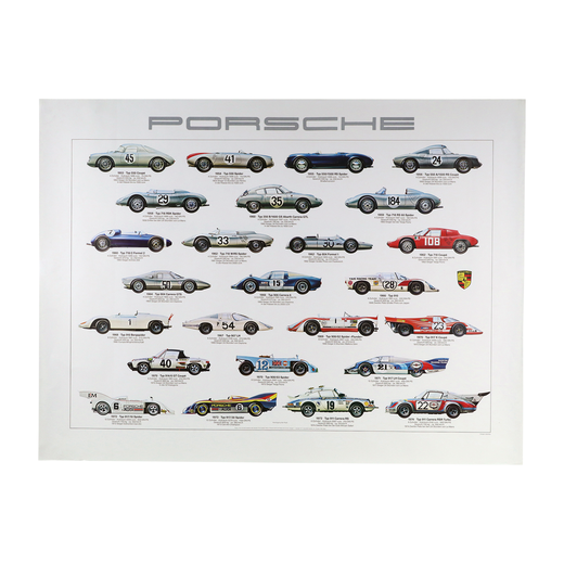 オリジナルポスター /  PORSCHE 50th Poster