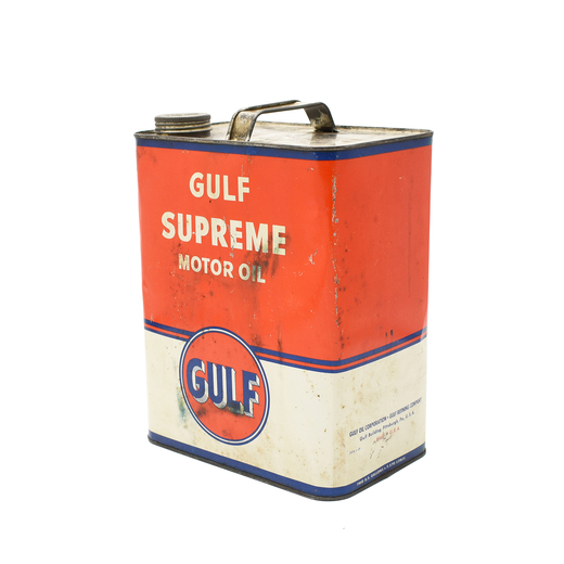 オイル缶 / Gulf SUPREME MOTOR OIL