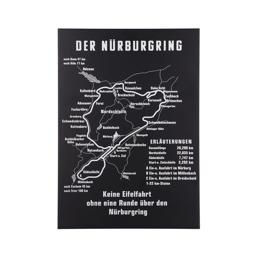 HISTORIC SIGN FROM THE NÜRBURGRING