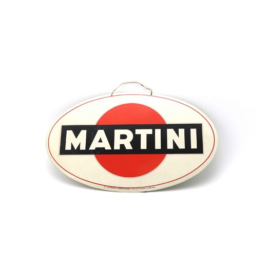 Enamel sign Martini Set