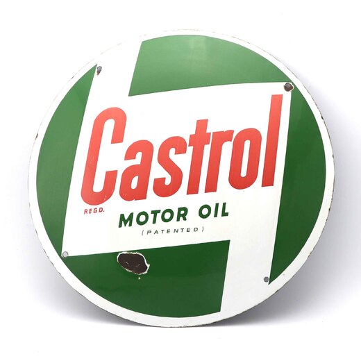 Sign plate Castrol