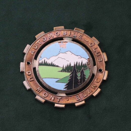 AutoMobile Club Du MontBlanc CarBadge