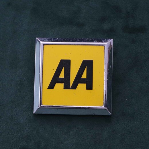 AA Square Car Badge
