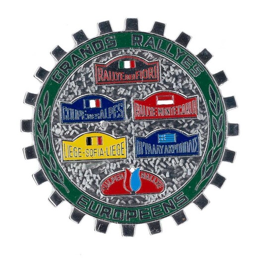 GRANS RALLYES EUROPEENS Car Badge