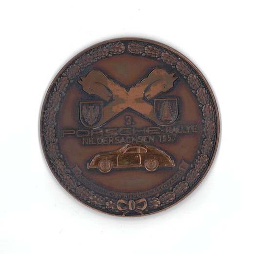 1957 Porsche Rallye Car Badge 