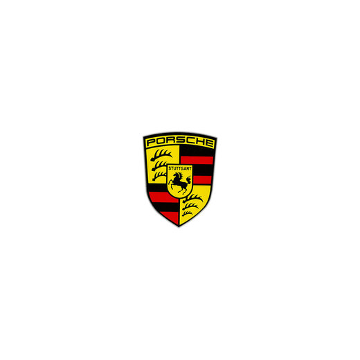 PORSCHE クレスト ステッカー - M