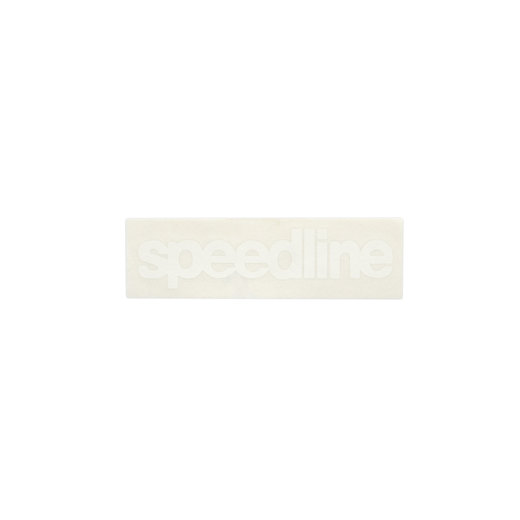 Speedline 切り文字ステッカー ホワイト