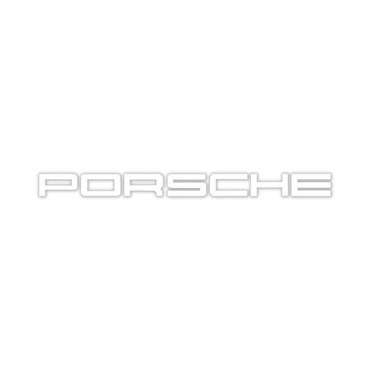 PORSCHE ロゴステッカー - M