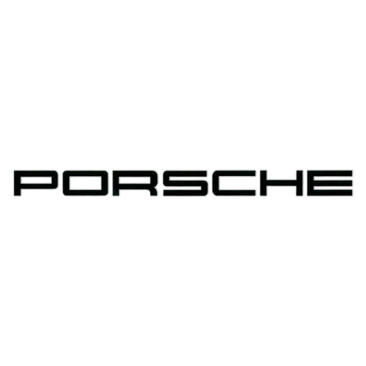 PORSCHE ロゴステッカー - L