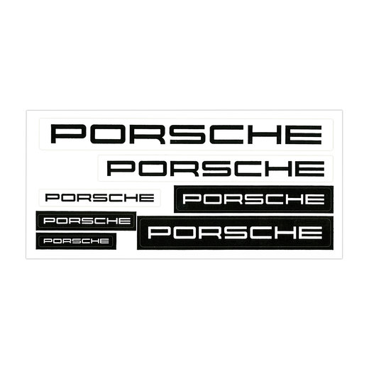 PORSCHE ロゴステッカー 7枚組み